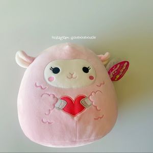 🧡 SOLD 🧡 Lala the Lamb Valentine’s Day 8 Inch Squishmallow Kelly Toys Rare